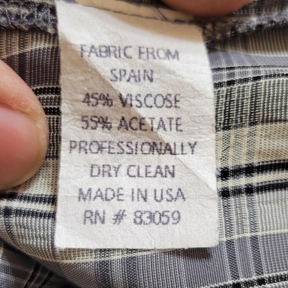 Vtg Supply & Demand Sleeveless Hooded Button Down Shift Dress Made in USA - Picture 6 of 6